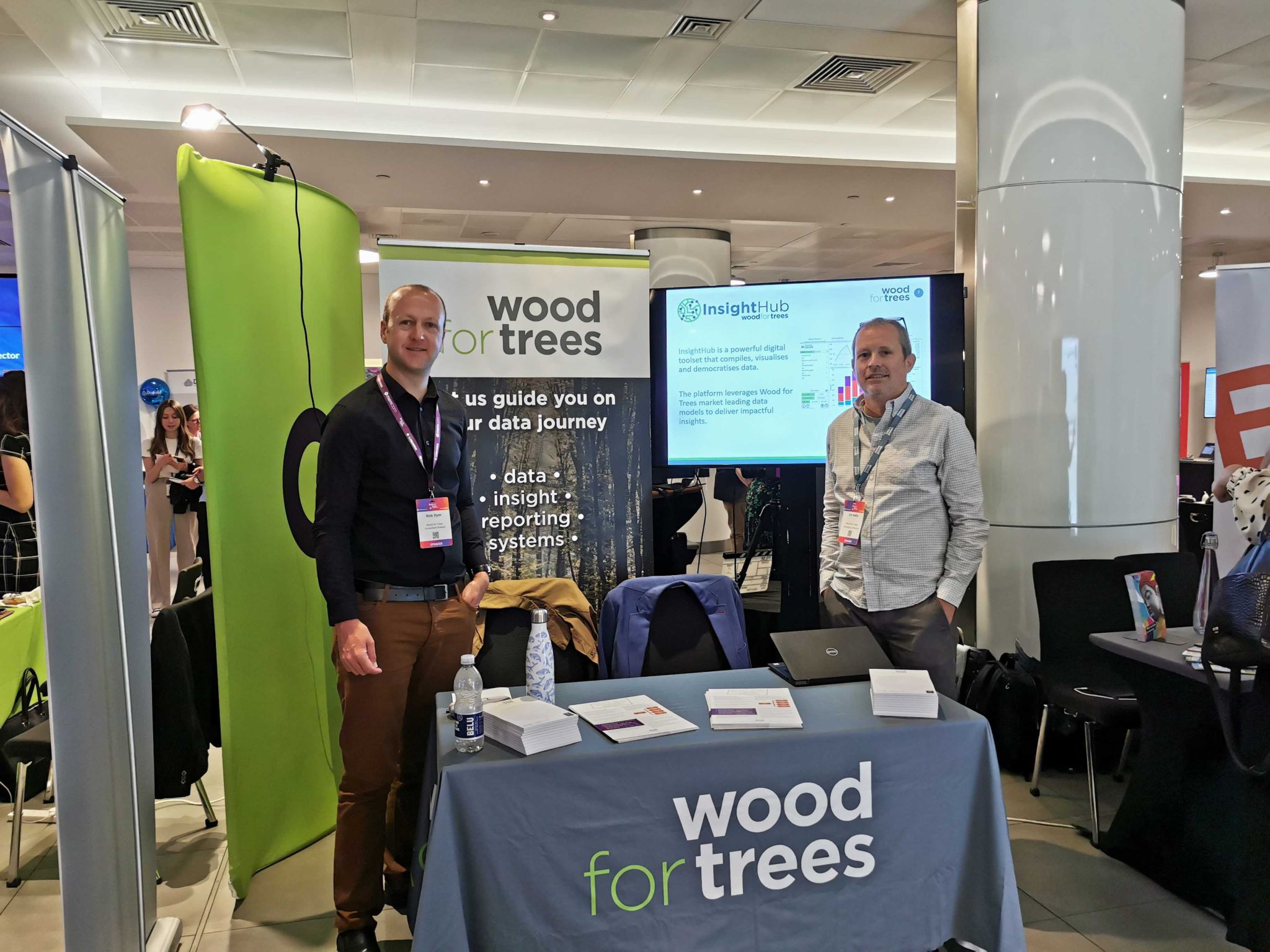 wood for trees exhibition stand
